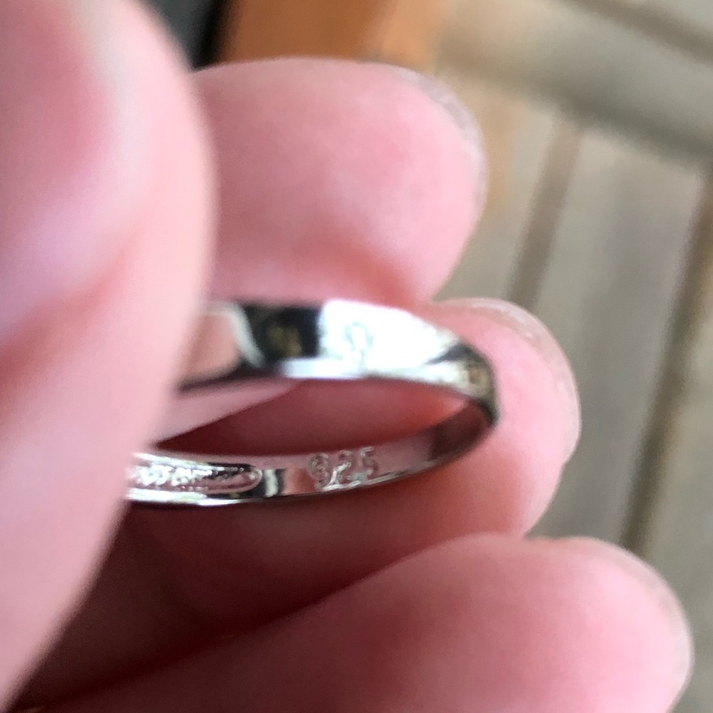 🌟SIZE 9 LEFT🌟STERLING SILVER GEMED UP BUTTERFLY - Picture 5 of 8